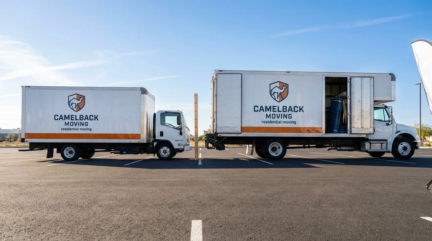 Moving truck size capacity guide in Glen Lyon